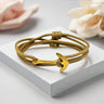 YACHT CREW medium anchor bracelet gold