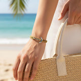 YACHT CREW medium anchor bracelet gold