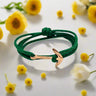 YACHT CREW medium anchor bracelet green