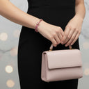 YACHT CREW medium anchor bracelet lavender pink