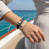 YACHT CREW mini anchor bracelet gold